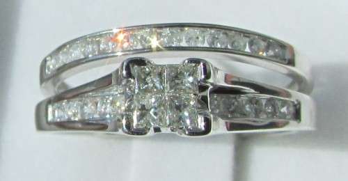 **ONCE-OFF [R38258]** BRIDAL TWINSET [0.675ct] DIAMOND RING [2.954g] WHITE GOLD - BUY SAFE