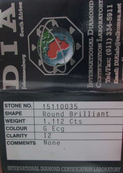 **CERTIFIED [R76392]** 1CT [COLOUR G] DIAMOND [1.035ct] SOLITAIRE RING [18KT ROSE GOLD]- *SEE VIDEO*