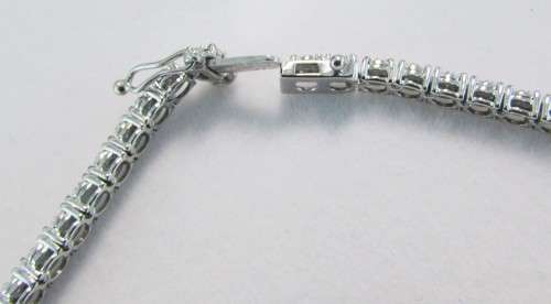 **ONCE-OFF DEAL [R66127]** DIAMOND [2.00cts] TENNIS BRACELET ROUND CUT [18KT WHITE GOLD] - BUY SAFE