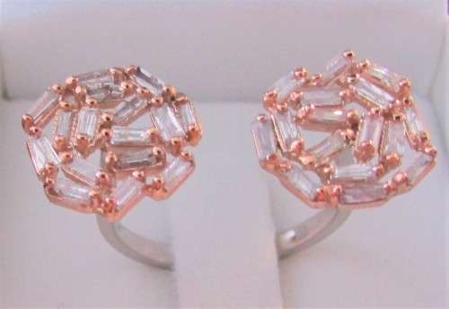 **PIECE OF ART [R76542]** NATURAL PINK DIAMOND [1.040ct] RING [18KT WHITE/ROSE GOLD] - BUY SAFE