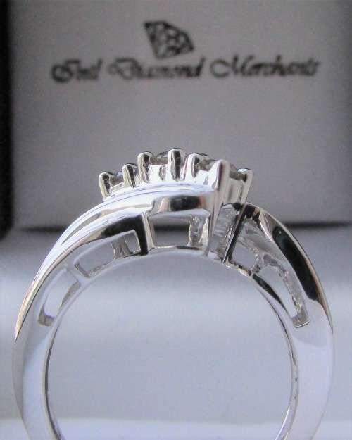 **BRILLIANT BUY [R41042]** TRILOGY DESIGN [0.750ct] DIAMOND RING [WHITE GOLD] - **SEE VIDEO**