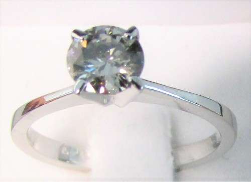**SPECIAL [R34314]** ROUND CUT [0.600ct] SOLITAIRE DIAMOND RING [WHITE GOLD] - BUY SAFE