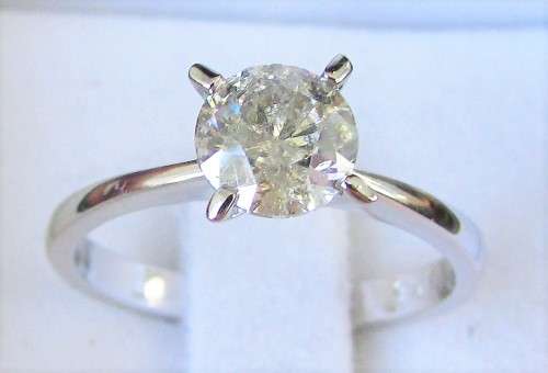 **BACK BY DEMAND [R52764]** OUR FAMOUS 1CT DIAMOND SOLITAIRE RING [1.006ct] WHITE GOLD - BUY SAFE