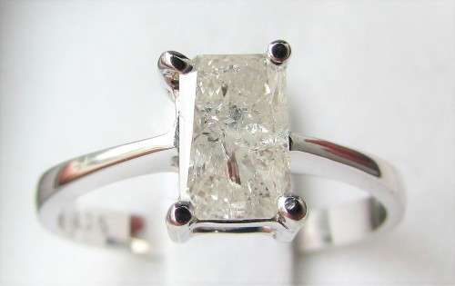 **BARGAIN BUY [R40716]** OUR FAMOUS 1CT DIAMOND SOLITAIRE RING [1.010ct] WHITE GOLD - BUY SAFE