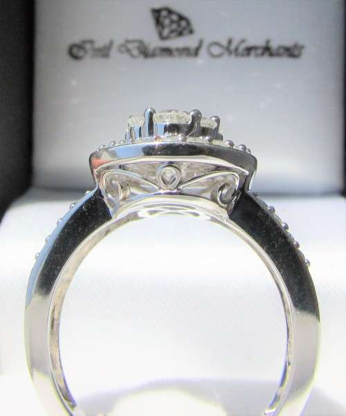 **STUNNER!! [R65643]** INVISIBLE OVAL DESIGN [1.250ct] DIAMOND RING [WHITE GOLD] - BUY SAFE