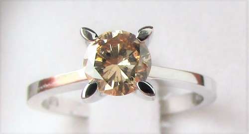 **3/4ct SPECIAL [R37314]** ROUND CUT [0.725ct] SOLITAIRE DIAMOND RING [18KT WHITE GOLD] - BUY SAFE