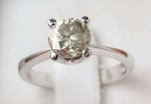**3/4ct SPECIAL [R37314]** ROUND CUT [0.800ct] SOLITAIRE DIAMOND RING [18KT WHITE GOLD] - BUY SAFE