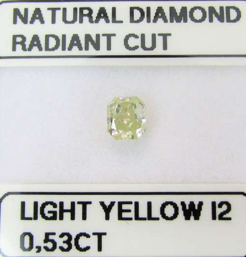 **1/2ct DIAMOND SPECIAL** STUNNING RADIANT [0.530ct] CUT [LOOSE DIAMOND] - BUY SAFE