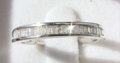 **TOP DEAL [R23419]** BAGUETTE CUT [0.300ct] CHANNEL DIAMOND BAND [WHITE GOLD] - BUY SAFE