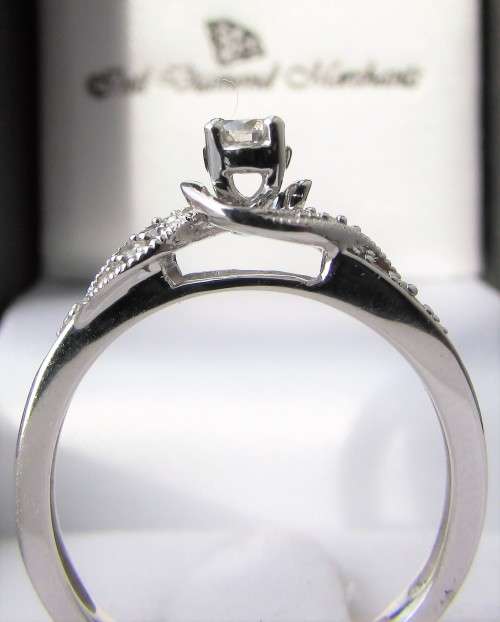 **ULTRA SPARKLY [R29639]** DESIGNER DIAMOND [0.300ct] RING [WHITE GOLD] - BUY SAFE