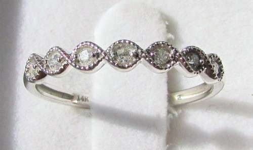 **SPECIAL OFFER [R23419]** HIGH QUALITY [0.200ct] DIAMOND PLAIT DESIGN BAND [WHITE GOLD] - BUY SAFE