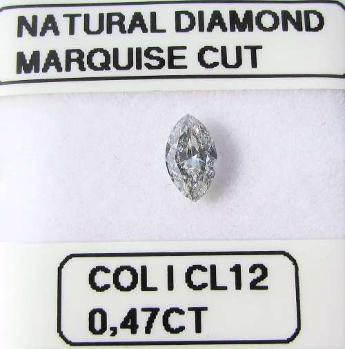 **1/2CT DIAMOND DEAL** MARQUISE [0.470ct] CUT [ COLOUR I ] LOOSE DIAMOND [SOUTH AFRICA] - BUY SAFE