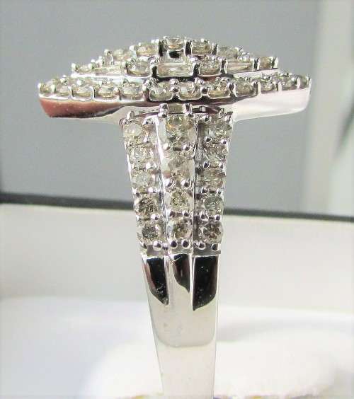 **MASSIVE DEAL [R74327]** MARQUISE DESIGN [2.00ct] DIAMOND RING [7.148g] WHITE GOLD - BUY SAFE