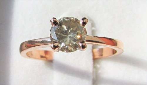 **3/4ct SPECIAL [R30314]** ROUND CUT [0.800ct] SOLITAIRE DIAMOND RING [ROSE GOLD] - BUY SAFE