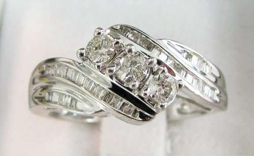 **BRILLIANT BUY [R41042]** TRILOGY DESIGN [0.750ct] DIAMOND RING [WHITE GOLD] - **SEE VIDEO**