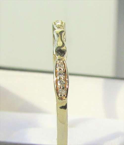 **DESIGNER INSPIRED [R18674]** ROUND BRILLIANT CUT [0.150ct] DIAMOND BAND [YELLOW GOLD] - BUY SAFE