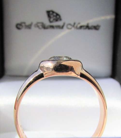 **CERTIFIED 1 PIECE ONLY [R41654]** 1/2ct DEAL [0.514ct] ROUND CUT [SI3] DIAMOND RING [ROSE GOLD]