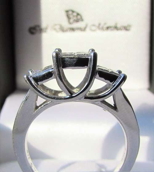 **JAW DROPPING [R59855]** INVISIBLE DESIGN [1.250ct] DIAMOND RING [3.844g] WHITE GOLD - BUY SAFE