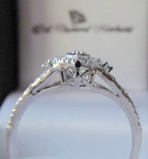 **FANTASTIC VALUE [R30412]** MARQUISE DESIGN [0.400ct] DIAMOND RING [2.197g] WHITE GOLD -*SEE VIDEO*