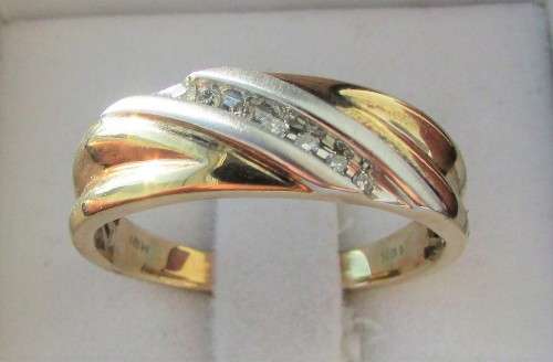 **ONE OF A KIND [R29257]** GENTS DIAMOND RING [0.180ct] ROUND CUT [YELLOW GOLD] - BUY SAFE