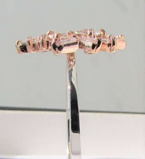 **SHOWROOM QUALITY [R48651]** NATURAL PINK DIAMOND [0.600ct] RING [18KT WHITE/ROSE GOLD] - BUY SAFE
