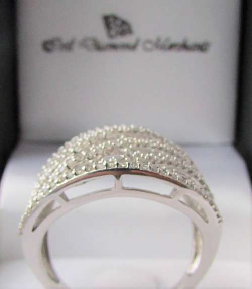 **ONCE-OFF [R53385]** WEAVE DESIGN [1.250ct] DIAMOND BAND [6.052g] WHITE GOLD - BUY SAFE