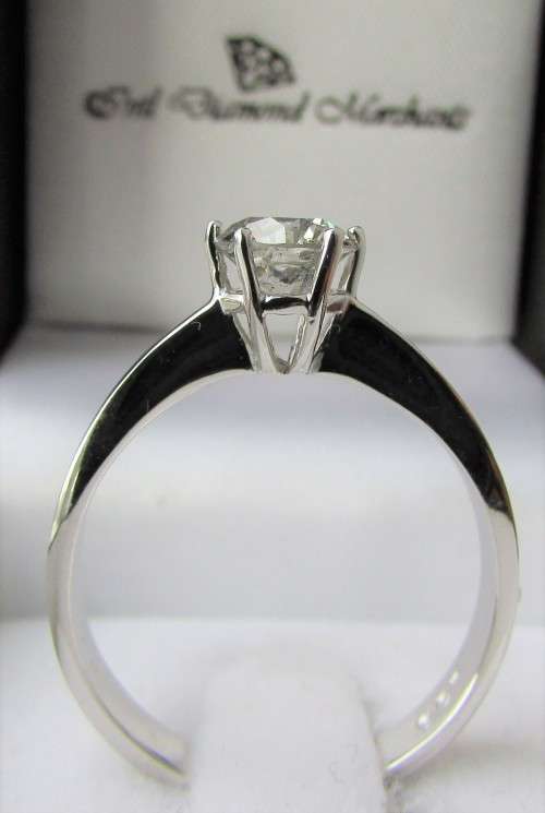 **BARGAIN BUY [R52764]** OUR FAMOUS 1CT DIAMOND SOLITAIRE RING [1.502ct] WHITE GOLD - BUY SAFE