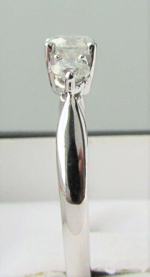 **ONCE OFF PIECE [R36639]** DESIGNER [1.00ct] TRILOGY DIAMOND RING [WHITE GOLD] - BUY SAFE