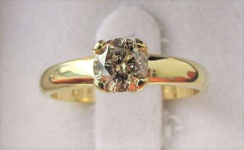 **1/2ct SPECIAL [R27314]** ROUND CUT [0.600ct] SOLITAIRE DIAMOND RING [WHITE GOLD] - BUY SAFE