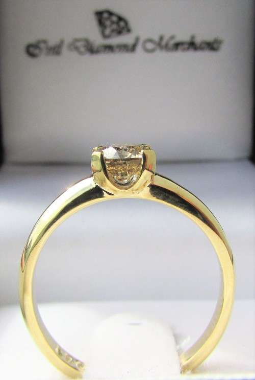 **1/2ct SPECIAL [R27314]** ROUND CUT [0.600ct] SOLITAIRE DIAMOND RING [WHITE GOLD] - BUY SAFE