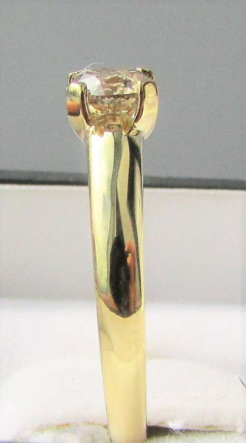 **1/2ct SPECIAL [R27314]** ROUND CUT [0.600ct] SOLITAIRE DIAMOND RING [WHITE GOLD] - BUY SAFE