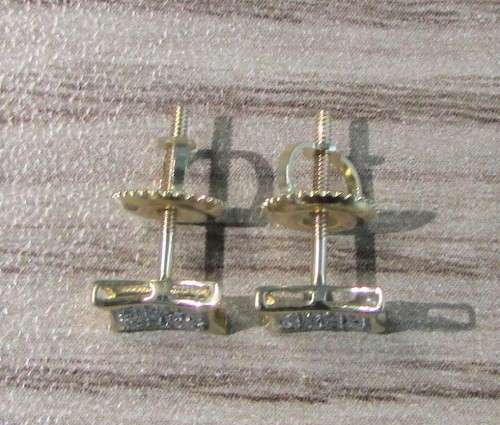 **DIAMOND CLUSTER [R20341]** MICRO PAVE SET [0.200ct] DIAMOND EARRINGS [YELLOW GOLD] -  BUY SAFE