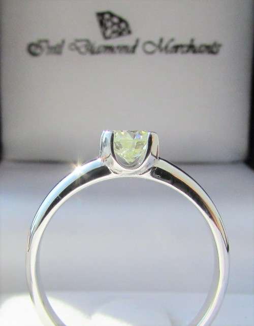 **1/2ct SPECIAL [R27314]** ROUND CUT [0.500ct] SOLITAIRE DIAMOND RING [WHITE GOLD] - BUY SAFE