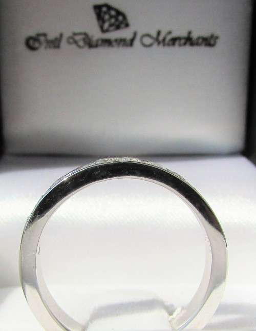 **CHANNEL DESIGN [R35518]** HALF ETERNITY [0.500ct] DIAMOND RING [WHITE GOLD] - BUY SAFE