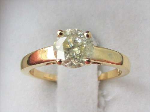 **BARGAIN BUY** OUR FAMOUS 1CT DIAMOND SOLITAIRE RING [1.00ct] YELLOW GOLD - BUY SAFE