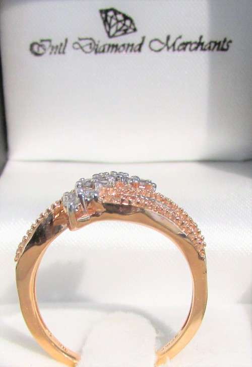 **SUPER DEAL [R30091]** HIGH QUALITY [0.500ct] DIAMOND BAND [ROSE GOLD] - BUY SAFE