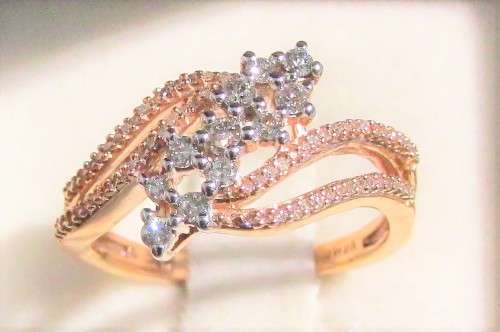 **SUPER DEAL [R30091]** HIGH QUALITY [0.500ct] DIAMOND BAND [ROSE GOLD] - BUY SAFE