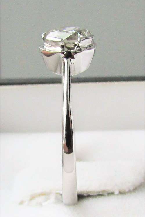 *CERTIFIED 1 PIECE ONLY [R46654]* 3/4ct DEAL [0.748ct] ROUND CUT DIAMOND RING [WHITE GOLD] -BUY SAFE