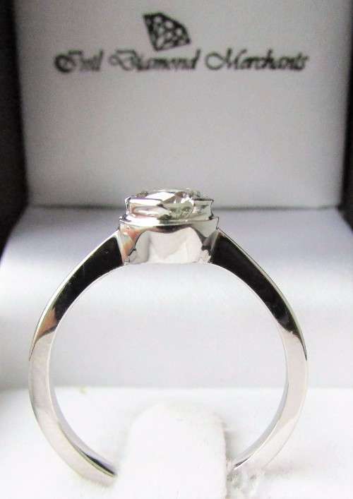 *CERTIFIED 1 PIECE ONLY [R46654]* 3/4ct DEAL [0.748ct] ROUND CUT DIAMOND RING [WHITE GOLD] -BUY SAFE