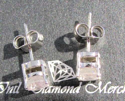 **BARGAIN BUY** MASSIVE CLEARANCE [1.690ct] DEAL ROUND CUT EARRINGS [WHITE GOLD] - BUY SAFE