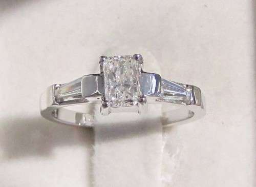 **ONCE OFF PIECE [R36639]** DESIGNER [0.750ct] TRILOGY DIAMOND RING [WHITE GOLD] - BUY SAFE