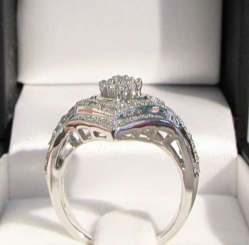 **MASSIVE DEAL [R74327]** PEAR SHAPED DESIGN [1.500ct] DIAMOND RING [WHITE GOLD] - BUY SAFE