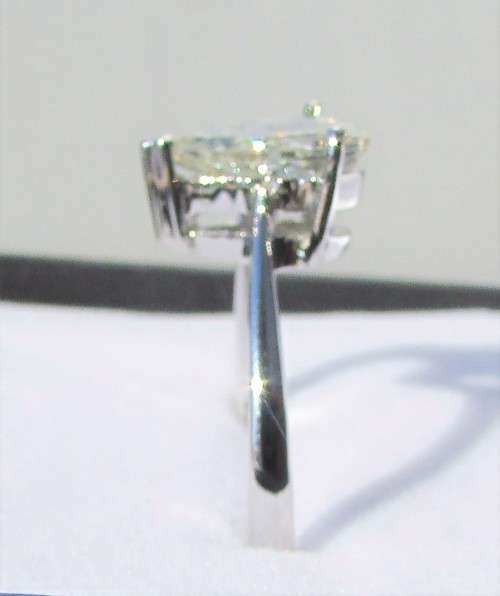 **BARGAIN BUY** OUR FAMOUS 1CT PEAR CUT DIAMOND SOLITAIRE RING [1.010ct]  WHITE GOLD - BUY SAFE