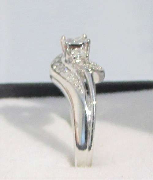 **ULTRA SPARKLY [R28258]** TRILOGY DESIGN [0.350ct] DIAMOND RING [WHITE GOLD] - BUY SAFE