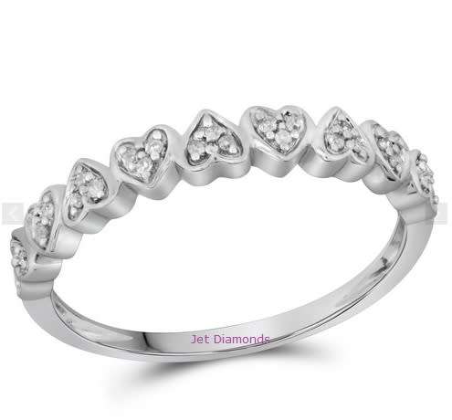 **STACKABLES [R21004]** ROUND BRILLIANT CUT [0.200ct] DIAMOND BAND [WHITE GOLD] - BUY SAFE