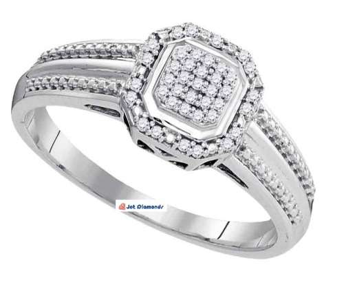 **GORGEOUS | R27639** DIAMOND RING | 0.300ct] | ROUND CUT DIAMONDS | WHITE GOLD - **SEE VIDEO**