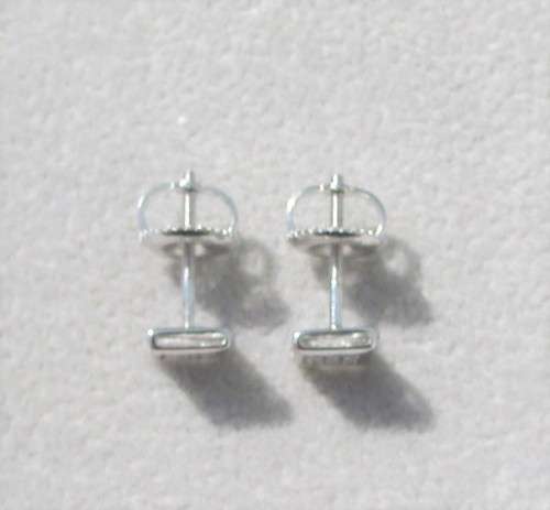 **DIAMOND CLUSTER [R16341]** MICRO PAVE SET [0.200ct] DIAMOND EARRINGS [WHITE GOLD] -  BUY SAFE