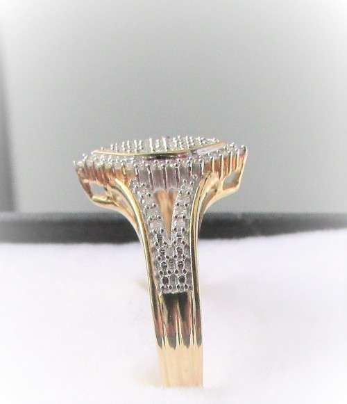 **NEW COLLECTION [R31639]** DESIGNER [0.375ct] DIAMOND RING [YELLOW GOLD] - BUY SAFE