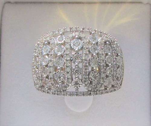 **GORGEOUS [R40419]** HIGH QUALITY [1.00ct] ROUND CUT DIAMOND BAND [YELLOW GOLD] - BUY SAFE