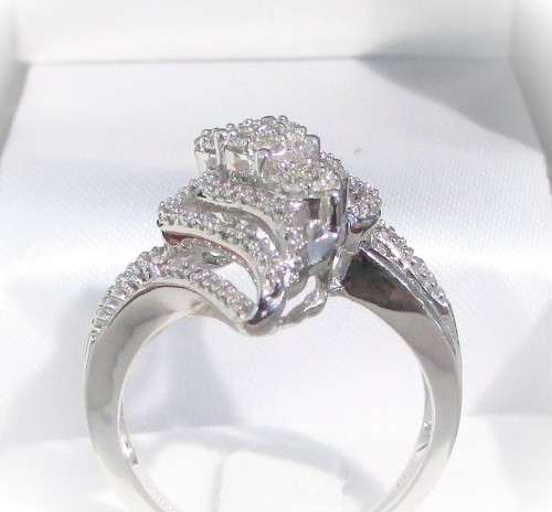 **BRILLIANT BUY [R41042]** TRILOGY DESIGN [1.00ct] DIAMOND RING [WHITE GOLD] - BUY SAFE